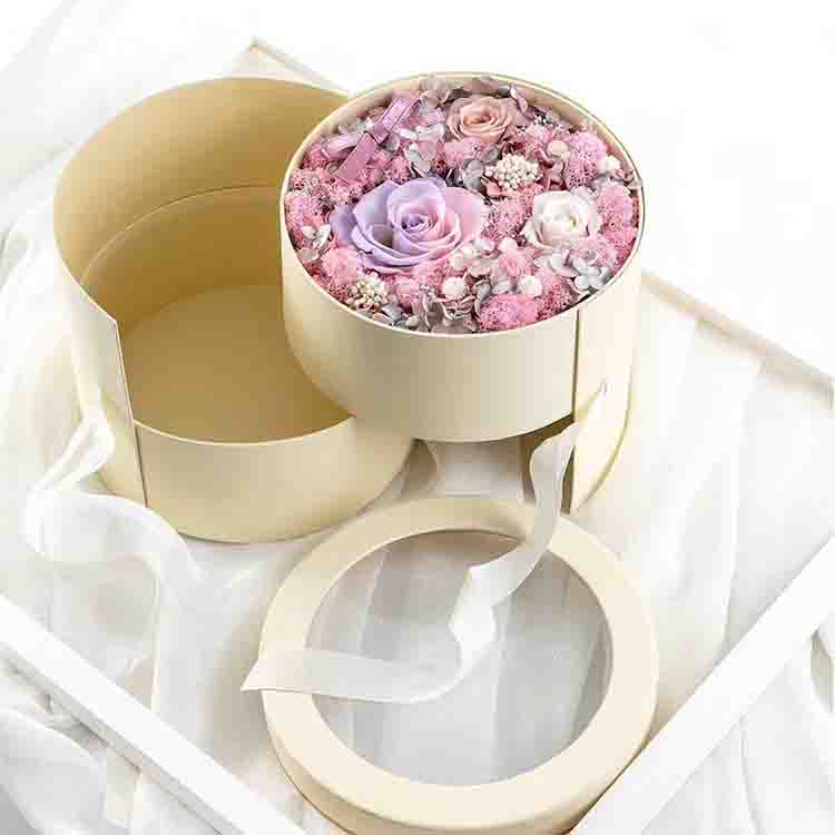 Large Flower Paper Tube